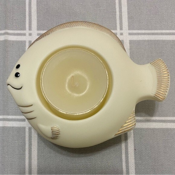 PartyLite Aqua Pals Fish Floating Bisque Porcelain Tealight Candle Holders P7144 - Picture 9 of 11